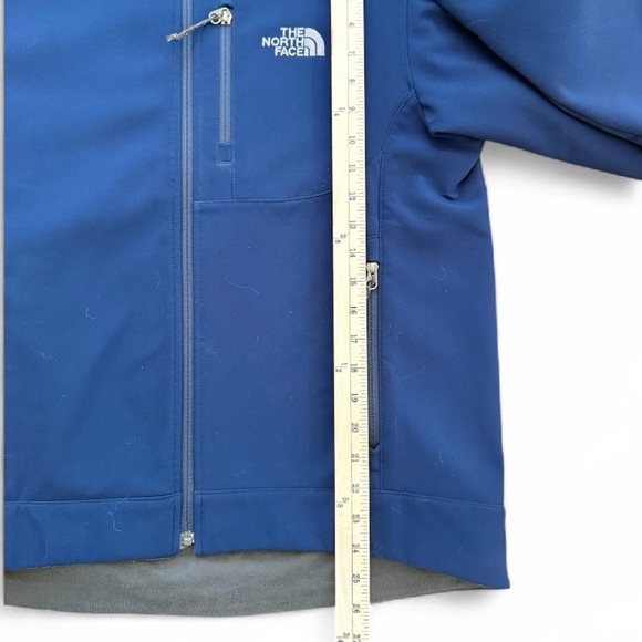 The North Face Apex Bionic Fleece Lined Jacket Navy Blue Warm Men’s Size Small - Picture 12 of 13